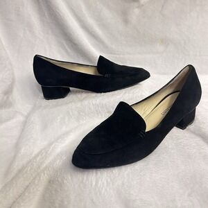 Sarah Flint Black Suede Loafers EU 37 US 7 Luxury Italian Flats